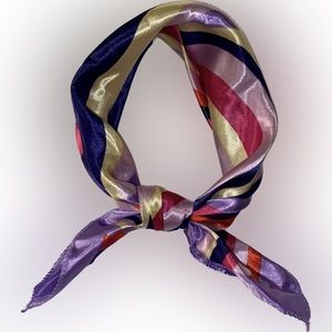 New Fashion Multicolor Multipurpose Square Silk Scarf